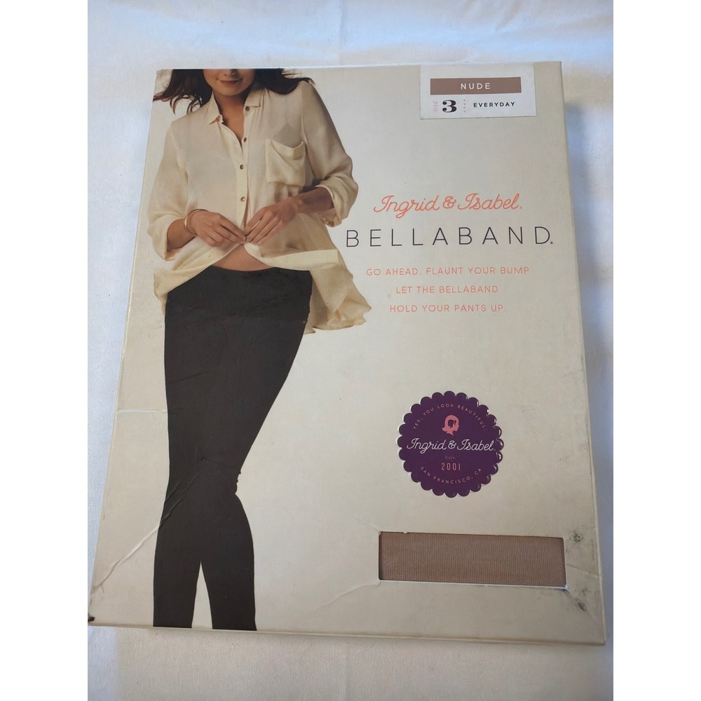 Ingrid & Isabel Bellaband Everyday Maternity Support Band Nude Size 3 1011